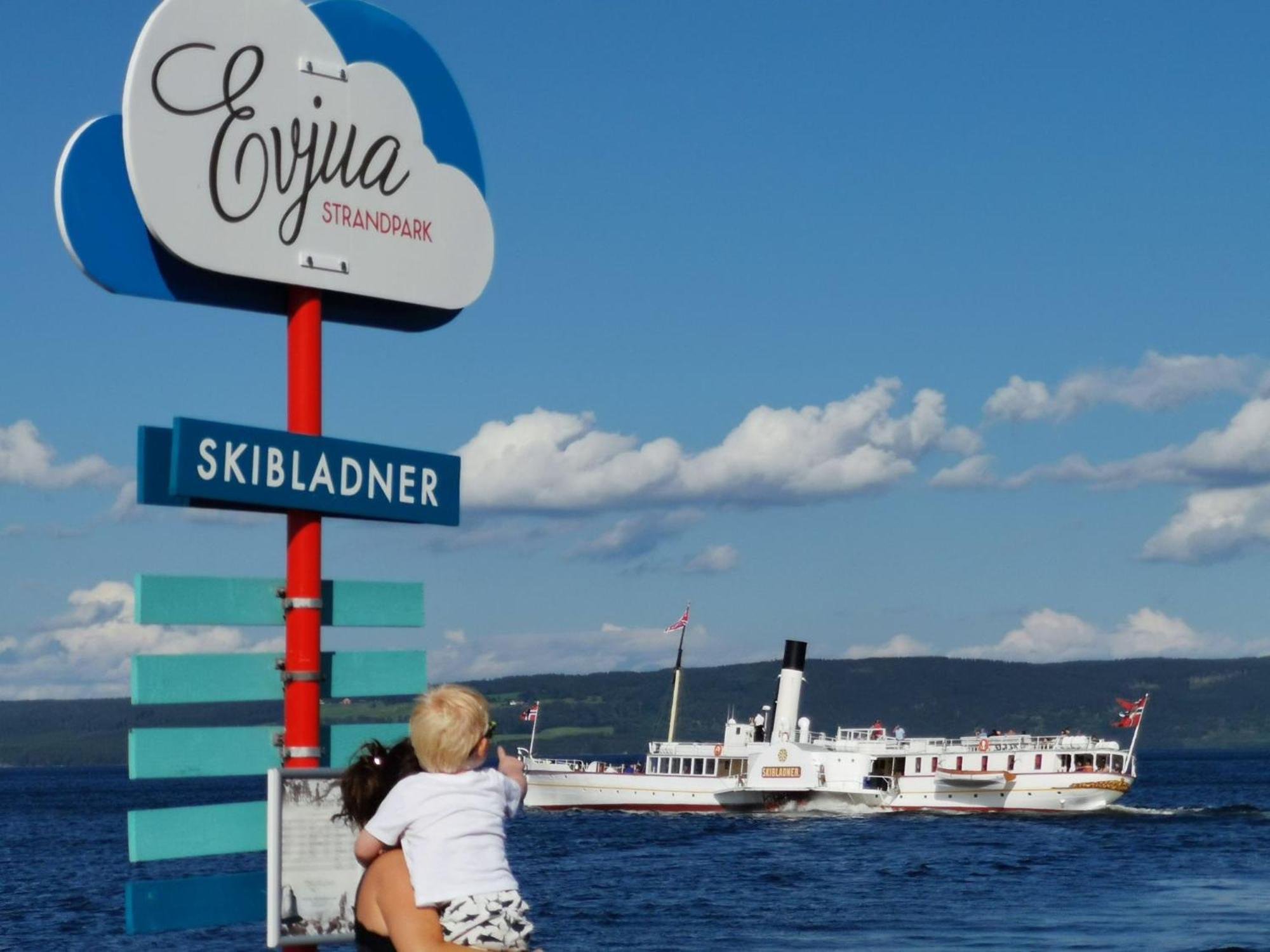 ホテル Idylliske Evjua Ved Mjosa Skreia エクステリア 写真