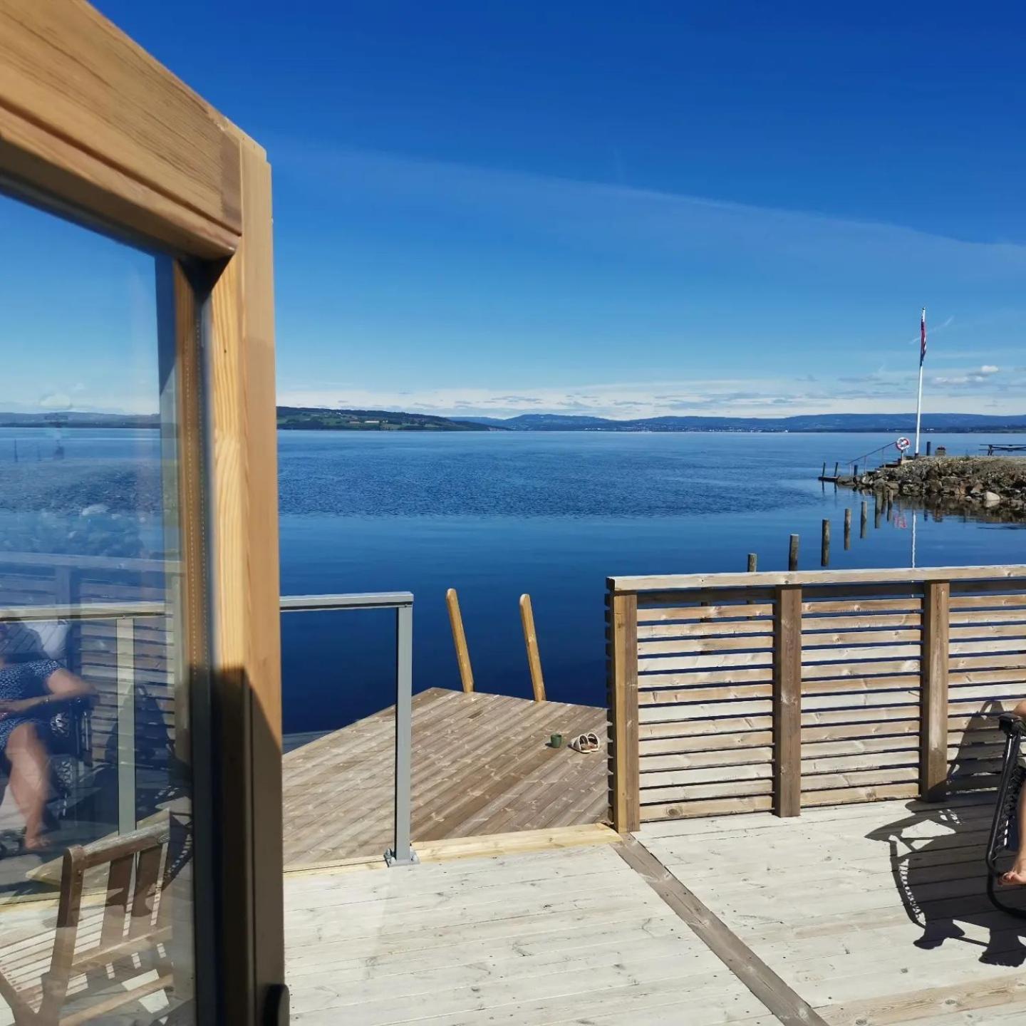 ホテル Idylliske Evjua Ved Mjosa Skreia エクステリア 写真